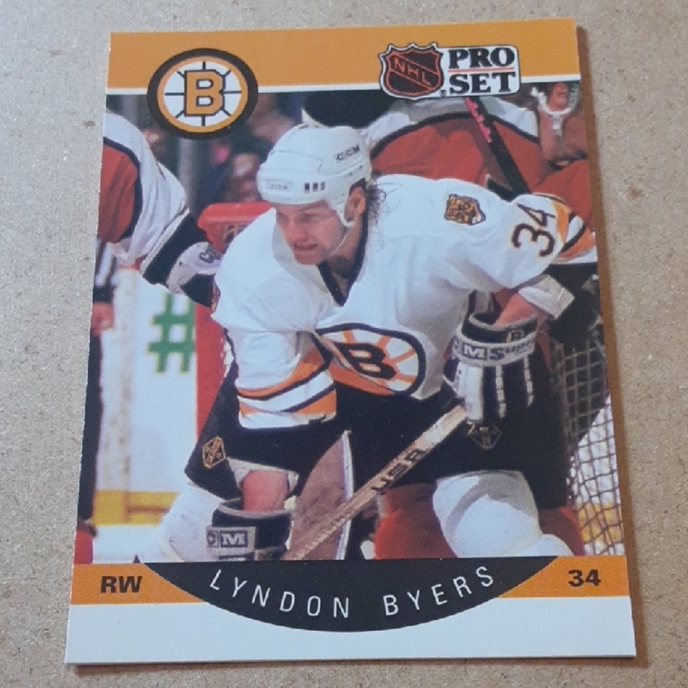 NHL Pro Set Lyndon Byers Hockey Rookie Card